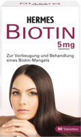 BIOTIN HERMES 5 mg Tabletten - 90St - Biotin
