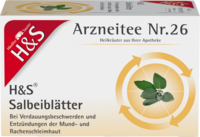 H&S Salbeiblätter Tee Filterbeutel - 20St - Heilkräutertees