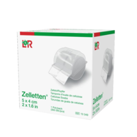 ZELLETTEN Tupfer 4x5 cm unsteril Rolle - 300St - Wundbehandlung
