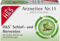H&S Schlaf- und Nerventee Filterbeutel - 20St - Heilkräutertees