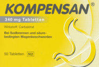 KOMPENSAN Tabletten 340 mg - 50St - Saurer Magen