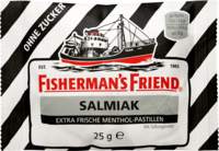 FISHERMANS FRIEND Salmiak ohne Zucker Pastillen - 25g - Fishermans Friend