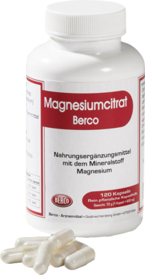 MAGNESIUMCITRAT Berco Kapseln 120 St