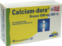 CALCIUM DURA Vit D3 Brause 1200 mg/800 I.E. - 20St