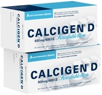 CALCIGEN D 600 mg/400 I.E. Kautabletten - 200St - Calcium & Vitamin D3