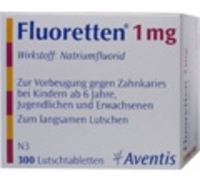 FLUORETTEN 1,0 mg Tabletten - 300St - Iod & Fluor