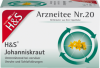 H&S Johanniskraut Filterbeutel - 20St - Heilkräutertees
