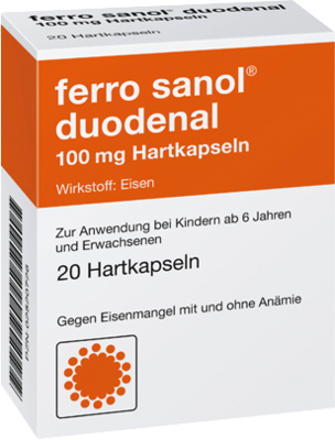 FERRO SANOL duodenal Hartkaps.m.msr.überz.Pell. 20 St