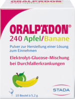 ORALPÄDON 240 Apfel Banane Pulver - 10St - Durchfallmittel