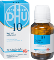 BIOCHEMIE DHU 10 Natrium sulfuricum D 12 Tabletten - 200St - Dhu Nr. 9 & 10