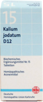 BIOCHEMIE DHU 15 Kalium jodatum D 12 Tabletten - 200St - Dhu Nr. 13 - 18