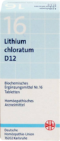 BIOCHEMIE DHU 16 Lithium chloratum D 12 Tabletten - 200St - Dhu Nr. 13 - 18