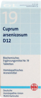 BIOCHEMIE DHU 19 Cuprum arsenicosum D 12 Tabletten - 200St - Dhu Nr. 19 - 24