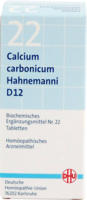 BIOCHEMIE DHU 22 Calcium carbonicum D 12 Tabletten - 200St - Dhu Nr. 19 - 24