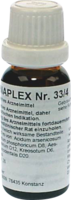 REGENAPLEX Nr.33/4 Tropfen - 15ml - Komplex allgemein