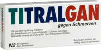 TITRALGAN Tabletten gegen Schmerzen - 20St - Schmerzen allgemein