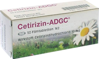 CETIRIZIN ADGC Filmtabletten - 50St - Allergie allgemein