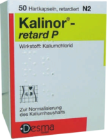KALINOR retard P 600 mg Hartkapseln - 50St - Kalium