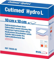 CUTIMED Hydro L Hydrokolloidverb.dünn 10x10 cm - 10St