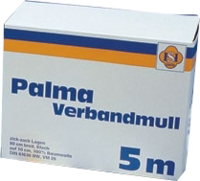 PALMA Verbandmull 80 cm 5 m zickzack Lagen - 1St
