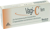 VAGI C Fem Vaginaltabletten - 6St - Aufbau der Vaginalflora