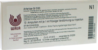 ARTERIAE GL D 30 Ampullen - 10X1ml
