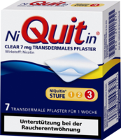 NIQUITIN Clear 7 mg transdermale Pflaster - 7St