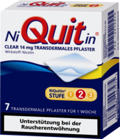 NIQUITIN Clear 14 mg transdermale Pflaster - 7St