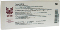 PLEURA GL D 15 Ampullen - 10X1ml