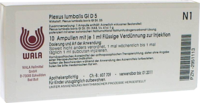 PLEXUS LUMBALIS GL D 5 Ampullen - 10X1ml