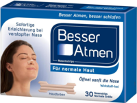 BESSER Atmen Nasenstrips beige normale Größe - 30St - Nasenstrips