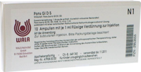 PONS GL D 5 Ampullen - 10X1ml