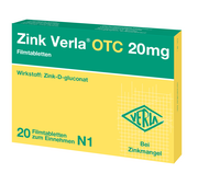ZINK VERLA OTC 20 mg Filmtabletten - 20St - Selen & Zink