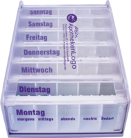 ANABOX 7 Tage Wochendosierer weiß - 1St - Tablettenteiler & -dispenser