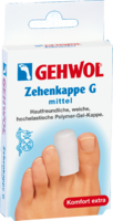 GEHWOL Polymer Gel Zehenkappe G mittel - 2St - Druck & Ballenschutz