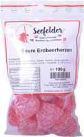 SEEFELDER saure Erdbeerherzen KDA - 100g