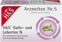 H&S Galle- und Lebertee N Filterbeutel - 20St - Heilkräutertees