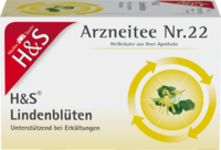 H&S Lindenblüten Tee Filterbeutel - 20St - Heilkräutertees