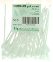 WATTETRÄGER unsteril großer Wattekopf - 50St