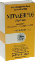 NOTAKEHL D 3 Zäpfchen - 10St - L - N