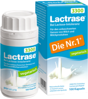 LACTRASE vegetarisch 3.300 Kapseln - 100St - Lactoseintoleranz