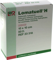 LOMATUELL H Salbentüll 10x10 cm steril - 50St