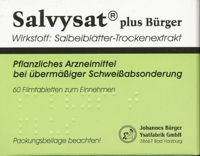 SALVYSAT plus Bürger Filmtabletten - 60St - Antitranspirant