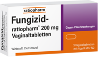 FUNGIZID ratiopharm 200 mg Vaginaltabletten - 3St - Haut & Nagelpilz