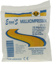 ERENA Mullkompr.5x5 cm steril 8fach - 5X2St