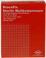 DRACOFIX PEEL Kompressen 10x10 cm steril 8fach - 25X2St