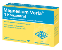MAGNESIUM VERLA N Konzentrat Plv.z.H.e.L.z.Einn. - 20St - Magnesium