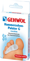 GEHWOL Polymer Gel Hammerzehenpolster G rechts - 1St - Druck & Ballenschutz
