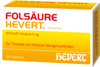 FOLSÄURE HEVERT Tabletten - 100St - Hevert