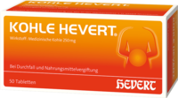 KOHLE Hevert Tabletten - 50St - Hevert